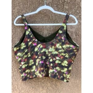 Lululemon Align Tank Top Sparkle Wash Multi Dark Olive Size 16 Nulu Cropped Yoga